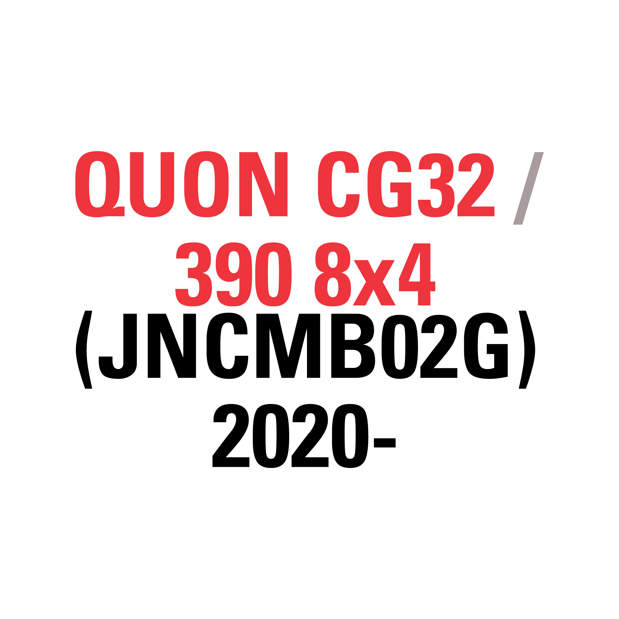 QUON CG32 390 8x4 (JNCMB02G) 2020-